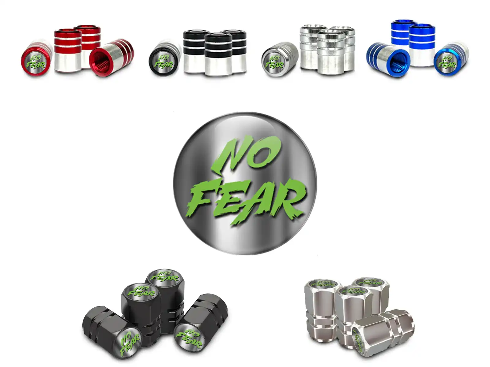 Wheel Valve Stem Caps for Car Domed Design